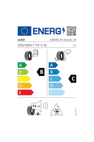 Leao 205/50R17 Xl 93V Igreen All Season Dört Mevsim Lastiği 2025