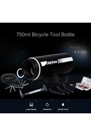 Vkemall Sahoo 750ml Su Geçirmez Bisiklet Aracı Kutusu - Anahtar, Somun Takımı, Tamir Gereçlerini Saklayın - 193x74mm Diğer