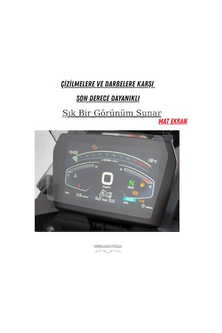Voge Sr3 2024 Dijital Gösterge Uyumlu Mat Ekran Koruyucu