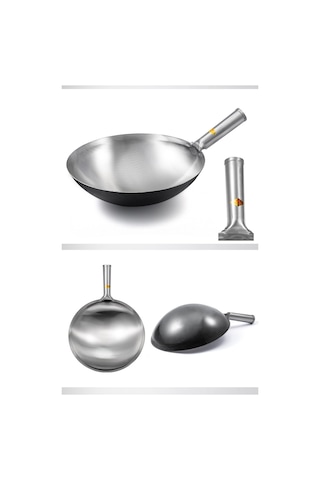Çin Chinese Wok Mutfak Tava 36 CM 1 Adet