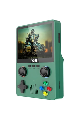 Cbtx X6 HD 3.5'' Ekran El Oyun Konsolu Dahili Video Oyunları Makinesi Çift Joystick