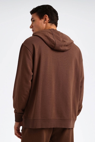 Reebok Sweatshirt Erkek Kahverengi Palona Hoodıe Kahverengi-ekru