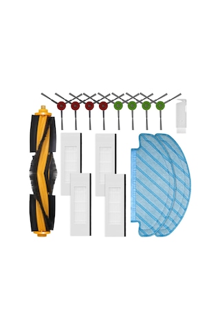 Sointeresting Yeedi Vac Max, Vac Station Robot Süpürge Aksesuarları İçin Yedek Parçalar Ana Yan Fırça Hepa Filtreler Paspas Bezi