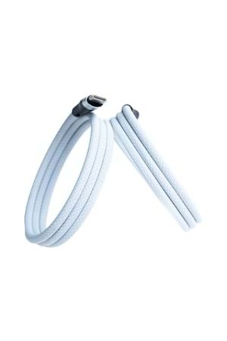 Bmlc-01 Beyaz Manyetik 1m Hızlı Şarj Kablosu Type-c - Lightning