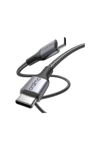 Geeksen Oraimo Ocd-cc11a Type-c'den Type-c'ye 2m Uzunluklu Gri Veri Kablosu