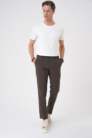 Efor Comfort Fit Beli Lastikli Toprak Jogger Pantolon P 1184 TOPRAK
