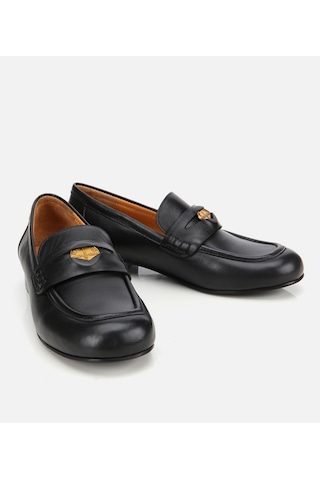 Hotiç Kadın Deri Siyah Klasik Loafer 01ayh312940a100 01ayh312940a100