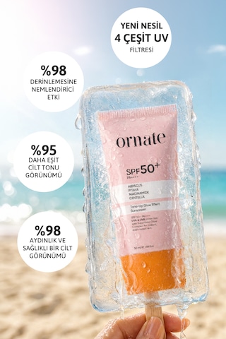 Aydınlatıcı, Ton Eşitleyici, Glow Effect Hibiskus, Pitaya Ve Centella Spf50+ Güneş Kremi 50 Ml 4.8 130 Değerlendirme Fotoğraflı Yorum İconu