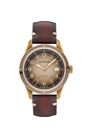Montblanc 1858 Automatic Date 0 Oxygen 134339 Kahverengi