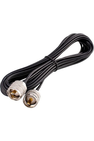 Rg58 Cu 50 Ohm Koaksiyel Kablo Uhf Erkek - Uhf Erkek Konnektörler Tak Kullan 100 Metre