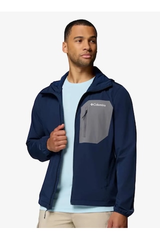 Columbia Wo3966 Tall Heights Iıı Hooded Softshell Erkek Mont 2155181-027 Lacivert