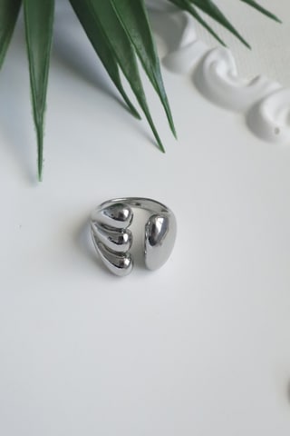 Kadın Yüzük Bombeli Pençe Ayarlanabilir Yüzük Çok Renkli