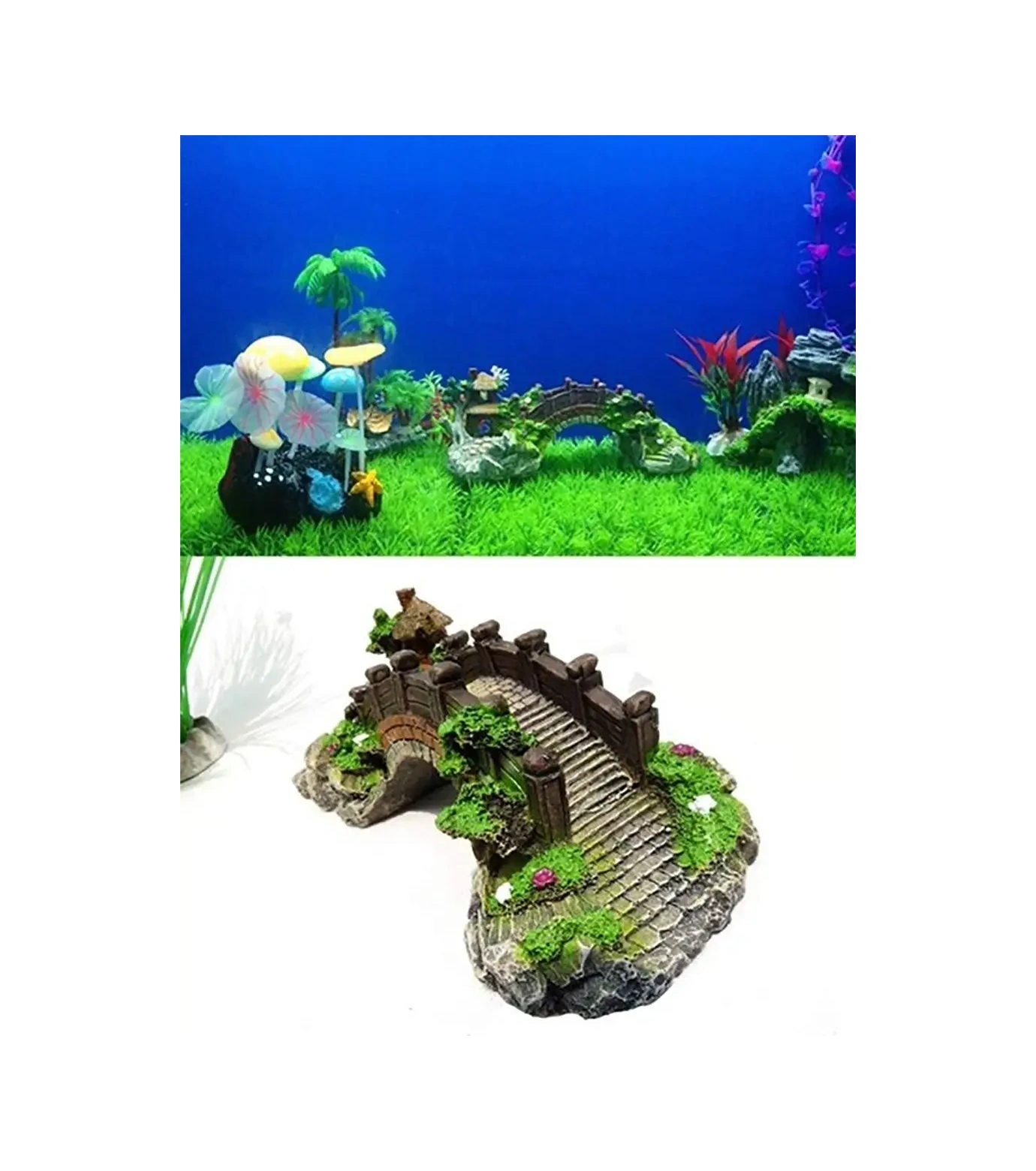 Petsroom Akvaryum Dekorasyonu Köprü Dekoru 153298483