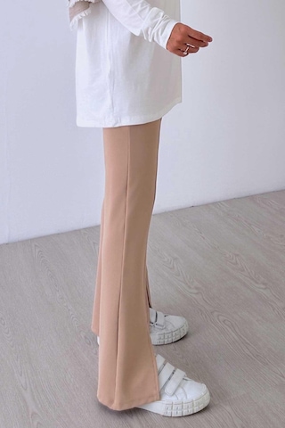 Kahijab Yırtmaç Detay Pantolon - Camel Camel