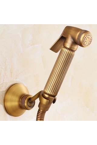 Sones Çok İşlevli Kadın Çamaşır Makineleri Su Durdurmalı Kadın Yıkama Nozulu, Stil: Antika + Hortum + Braket Çok Renkli