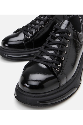 Hotiç Erkek Rugan Deri Siyah Hafif Tabanlı Spor Ayakkabı 02ayh305920a100 Siyah-black Siyah