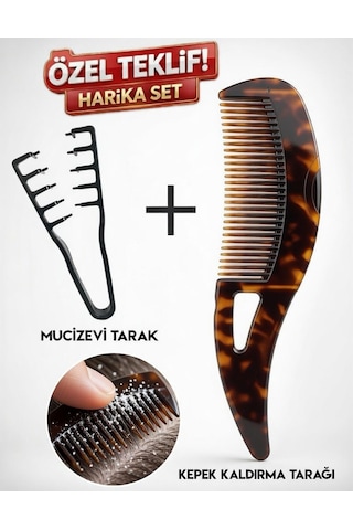 Mucizevi Tarak Ve Kepek Kaldırma & Anti-statik Masaj Fırçası Kendi Kendini Temizleme Özelliği 0