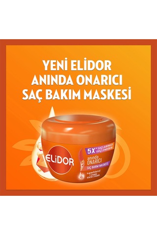 Elidor Saç Bakım Maskesi Anında Onarıcı 160 Ml X2