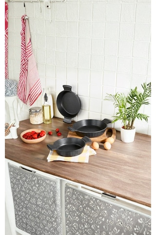 Kuvars Sahan Seti Siyah