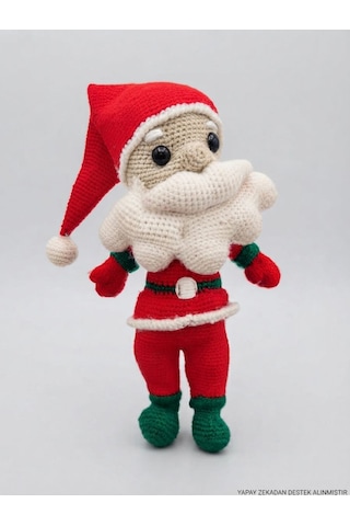 Amigurumi Örgü Noel Baba 30cm