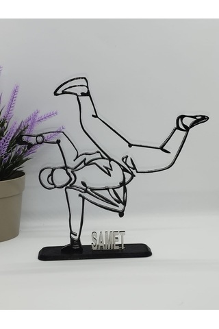 Hiphop Dans Masa Dekor Hediye Fikri Sanat Heykeli