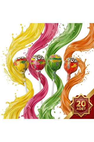Afia Lolipop Meyve Aromalı Sert Şeker 20x10 Gr