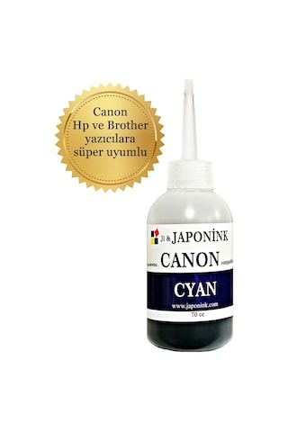 Canon Uyumlu 70 ML Mavi Mürekkep Canon Uyumlu 70 ML Mavi Mürekkep