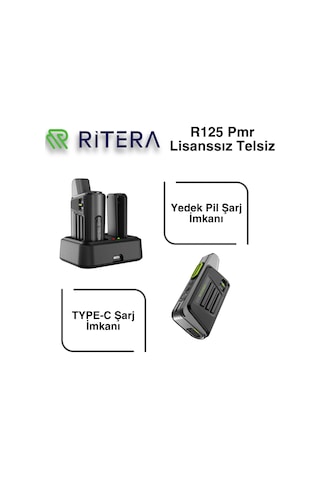 Ritera R125 Pmr Lisansız El Telsizi