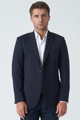 White Stone Belfast C4010 Slim Fit 6 Drop Ceket Laci-laci Lacivert