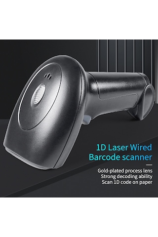 Tenfowee Hs10 Lazer Barkod Tarayıcı - Usb Bağlantılı, Otomatik/manuel Tarama, Geniş Kod Destekli, Hızlı Okuma