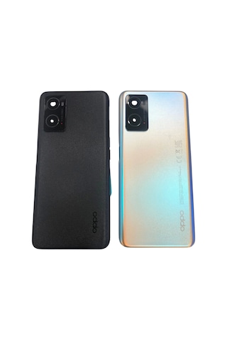 Oppo A96 Cph2333 Kasa Arka Kapak Pil Kapağı Siyah