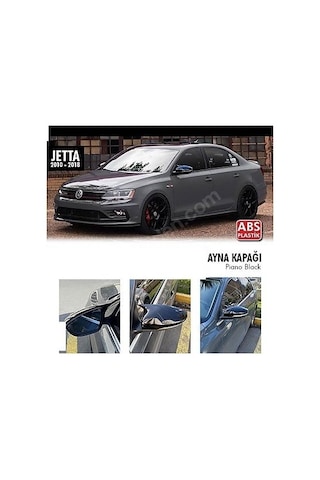 Volkswagen Jetta (2010 - 2018) Batman Yarasa Ayna Kapağı (parlak Si