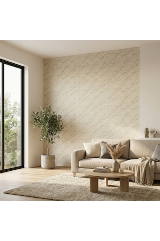 120 Cm X 280 Cm Duvar Paneli,salon,duvar,tv Ünitesi-bej Mermer Desen Mt123-120x280