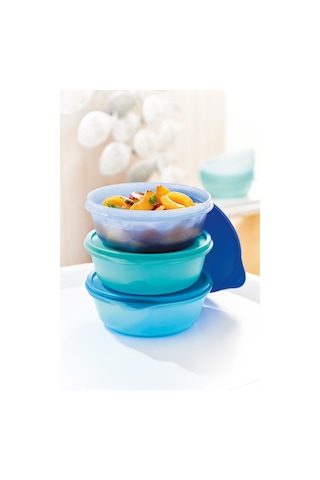 Tupperware Saklama ve Servis Küçük Kap 3'lü Set 600 ml