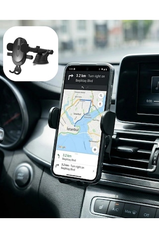 Mey İthalat Araç Konsol Telefon Tutucu Ayarlanabilir Telefon Standı