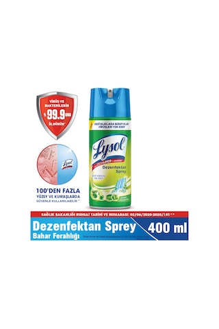 Lysol Dezenfektan Sprey Bahar Ferahlığı 400 ML
