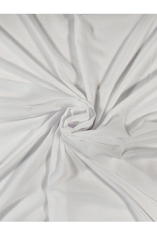 Mim Eşarp - Enba Pamuklu İğne Oyalı Namaz Ve Mevlüt Örtüsü 110x110 Cm - Beyaz, 110x110 Cm