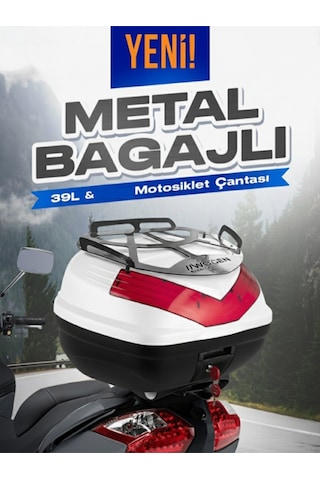 Wogen Wg39 Sırt Dayamalı Premium Metal Bagajlı Çanta Beyaz Beyaz