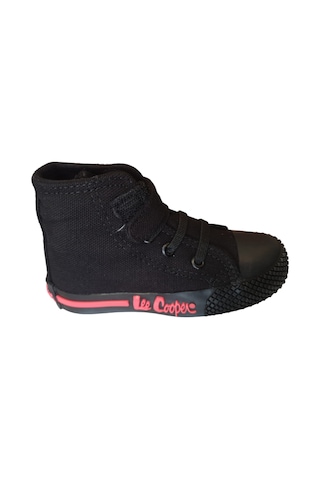 Lee Cooper 30056 Hı Çocuk Siyah Kırmızı Convers Sneakers Ayakka Siyah - Kırmızı
