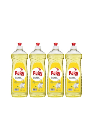 Paky Elde Bulaşık Deterjanı Sarı Push Pull 4 x 1 L