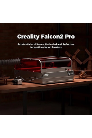 Creality Falcon2 Pro 40W Kapalı Kasa Lazer Oyma Makinesi