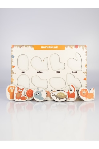 Capellawoodworks Bultak Puzzle Oyunu Hayvanlar
