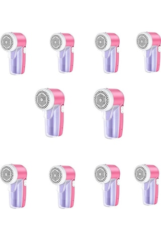 Cvs Dn 5403 Şarjlı Tiftik Ve Kazak Tüy Temizleme Makinesi 10'lu Pembe