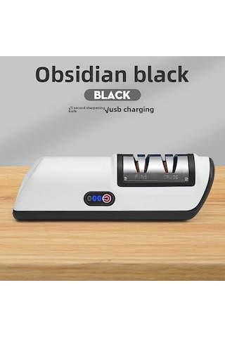 Xuweiwei Profesyonel Usb Sarj Edilebilir Elektrikli Beyaz Bıçak Bileme Makinesi Mutfak Bıçakları Şef Dilimleme Soyucu Ve Seramik Bıçaklar İçin
