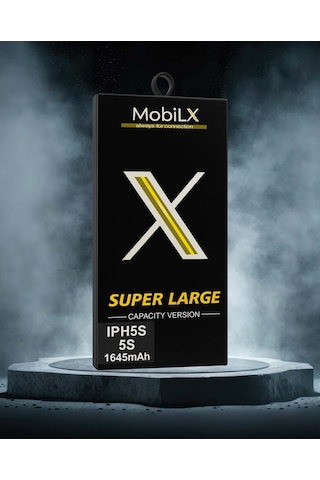 Mobilx Apple Uyumlu iPhone  5s Batarya Pil Süper Yüksek Kapasiteli Güçlendirilmiş 1645 Mah