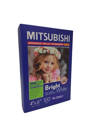 Mitsubishi 4X6 10X15 260 G Parlak Inkjet Kağıt