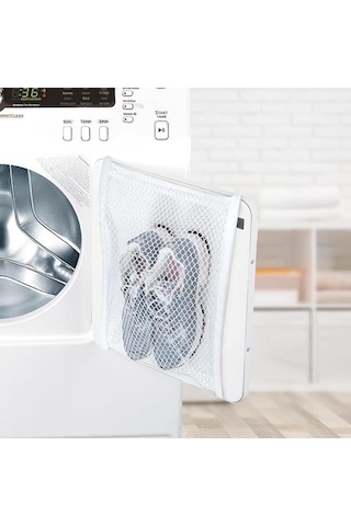 Ayakkabılar Ve Giysiler İçin Spor Ayakkabı Kurutma Torbası, Spor Ayakkabılar İçin Ayakkabı Kurutucular, Çamaşır Odasındaki Çoğu Kurutma Makinesi Kapısı İçin Ayarlanabilir Elastik Kayış Beyaz