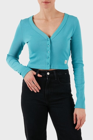 Calvin Klein Bayan Hırka Lv047c204g Xeg Turkuaz Turkuaz