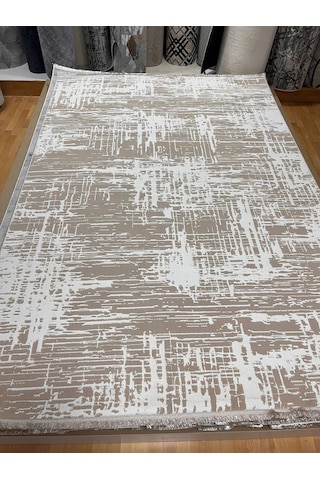 Bertuğ Halı Ada Serisi 07 Salon Oturma Odası Halısı 6m2 200x290 Krem - Vizon