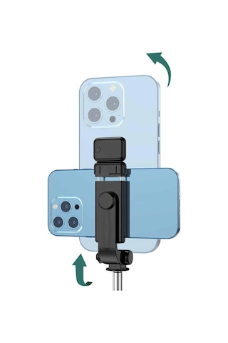 Tripod Selfie Çubuğu Bluetooth Kumandalı Kablosuz Ilkeshop - 25 Led Işıklı